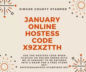 January Online Hostess Code